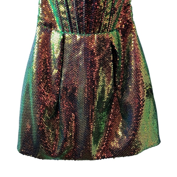 NWT Bronx & Banco Maraya Sequin Corset Mini Dress - Picture 6 of 15
